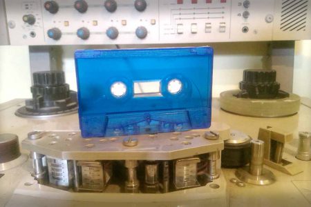 kaseta niebieska